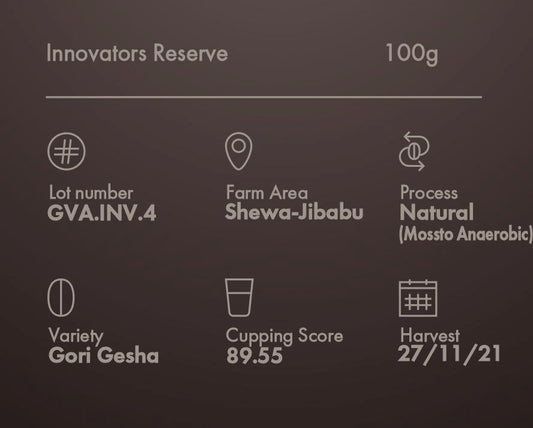 【生豆】【SPECIAL】Ethiopia Gesha Village 2022 Innovators Reserve 4位 GVA.INV.4